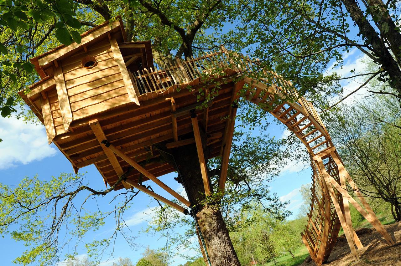La Cabane Du Vieux Chene Susmiou Esterno foto